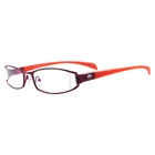 Женская оправа для очков, прямоугольная металлическая оправа для очков по рецепту при близорукости, для чтения с прогрессивными линзами