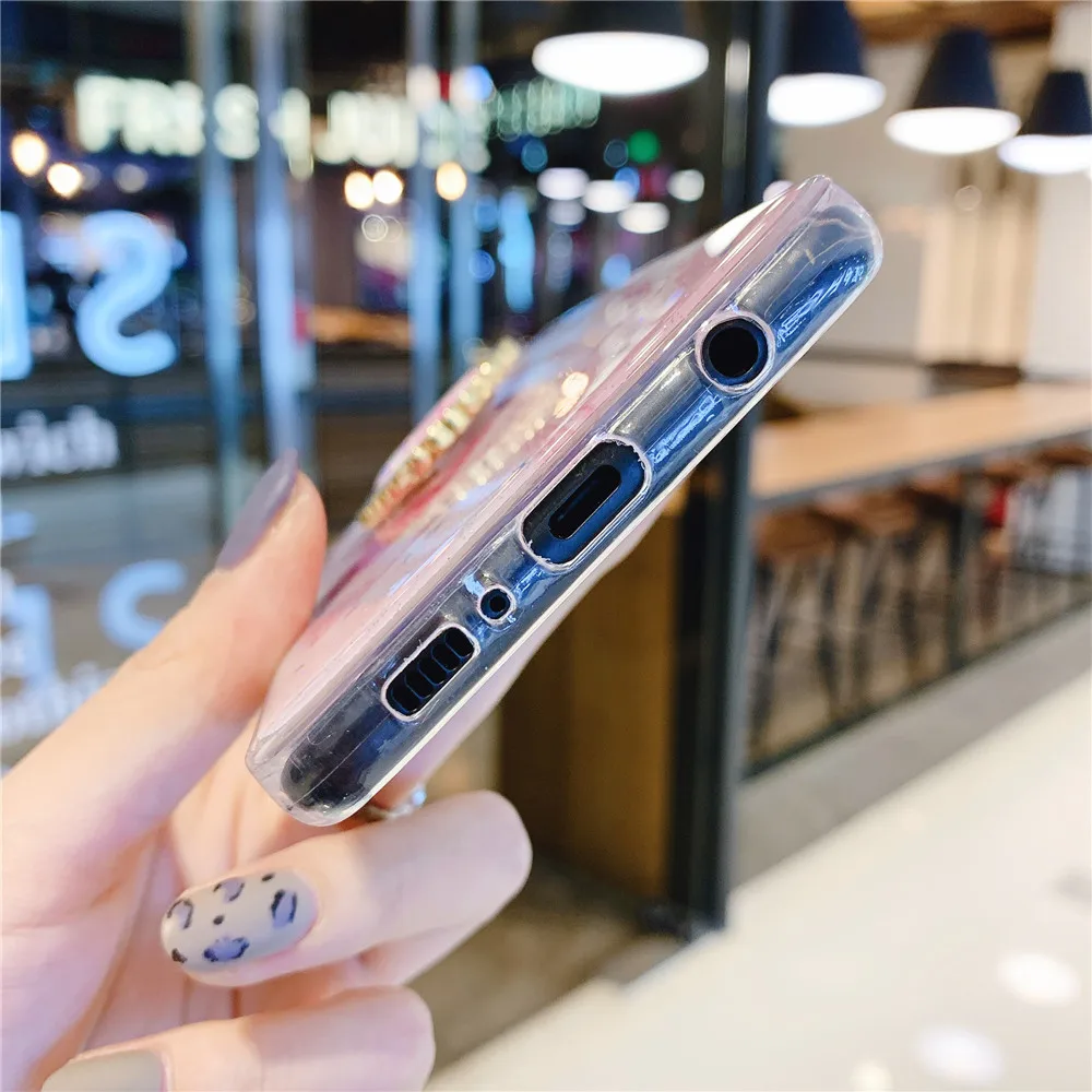 Esinc. блестящий Мраморный чехол для Samsung Galaxy S10 Plus S9 Note 10 8 A10 A20s A50 A70 силиконовый