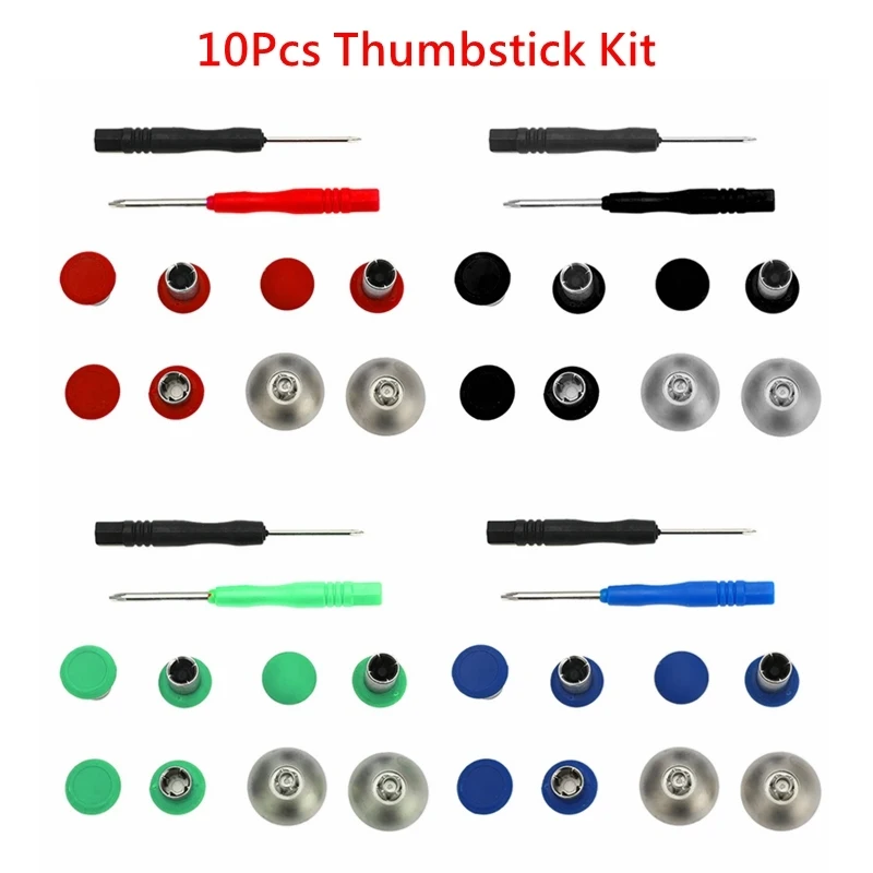 10 шт./13 шт. Сменные ручки для большого пальца аналоговая палка D-Pad &amp Bumper Trigger Button Kit