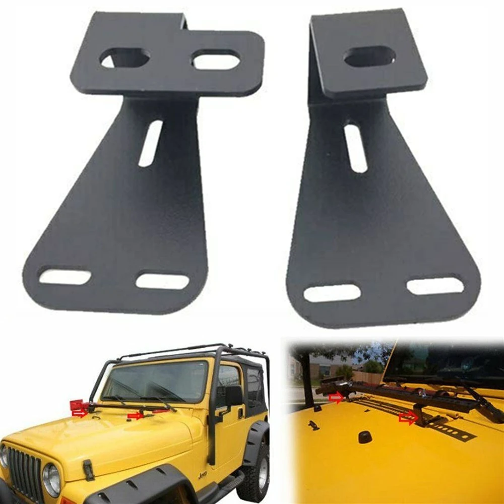 2 шт. кронштейн для крепления на внедорожник Jeep Wrangler CJ YJ TJ 1944 2006|Аксессуары фар