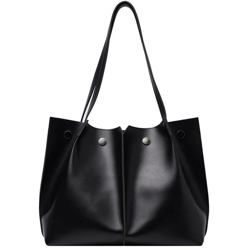 

2020 New Korean Portable Shoulder Bag Large Capacity Women's Tote Pack Solid Color Simple Two-piece Travel Package C198