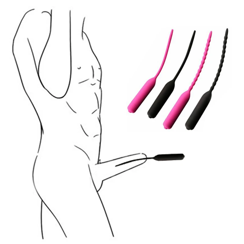 Звучащий уретральный вибратор мужской мастурбатор силиконовый вибрирующий