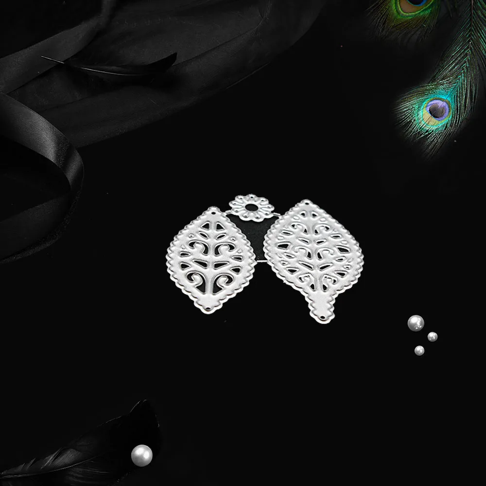 3D Цветочная резка металлические штампы кружевные лепестки шаблон для сделай сам