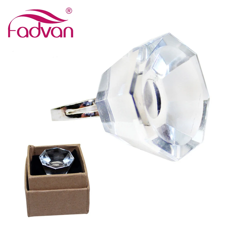 1 шт. Pro Galss Кристальный клей кольцо для наращивания ресниц держатель клея