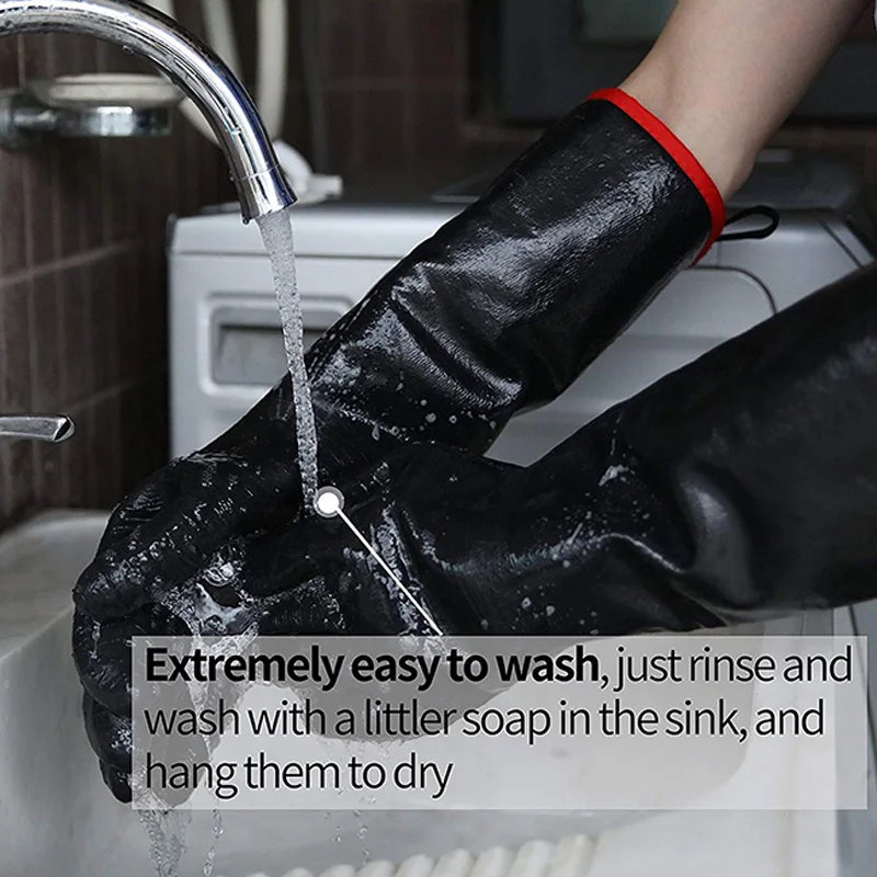LIXF BBQ Gloves - Grill Cooking Barbecue for Handling Heat Food Right on Your Fryer or Oven. Waterproof Re | Дом и сад