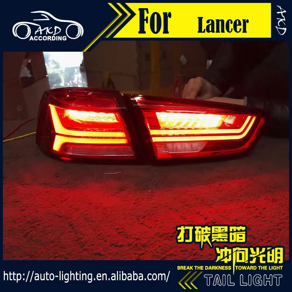 

AKD Car Styling Tail Lamp for Mitsubishi Lancer Tail Lights 2008-2016 LED Tail Light Signal LED DRL Stop Rear Lamp Accessories