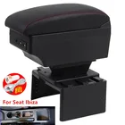 Подлокотник для сиденья Ibiza del, центральный подлокотник, контейнер для хранения с подстаканником и пепельницей, универсальная модель