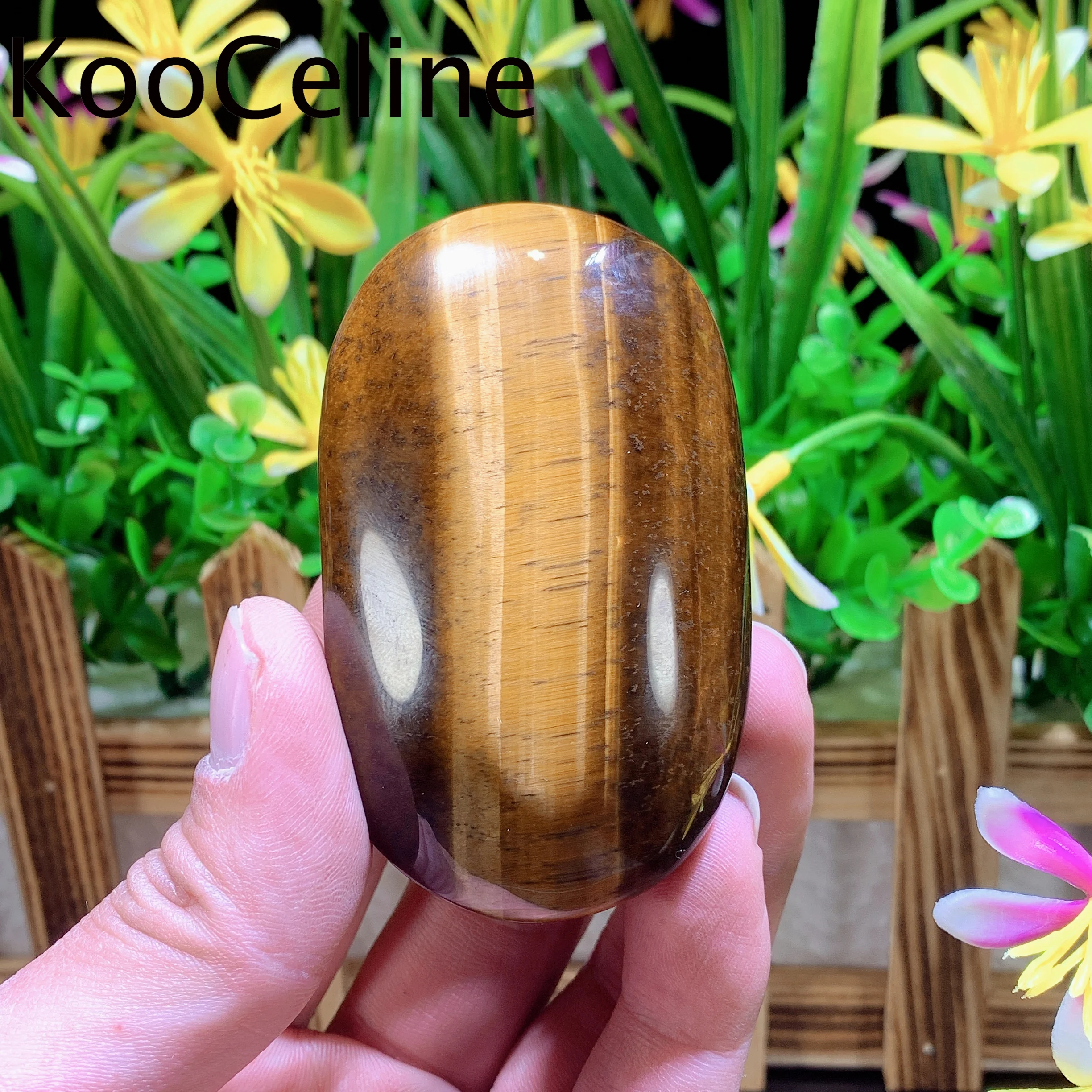 2pcs Natural Crystal Quartz Tiger Eye Palm Specimen Energy Reiki Stone Room Home Office Aquarium Decoration Accessories Gemstone | Дом и сад