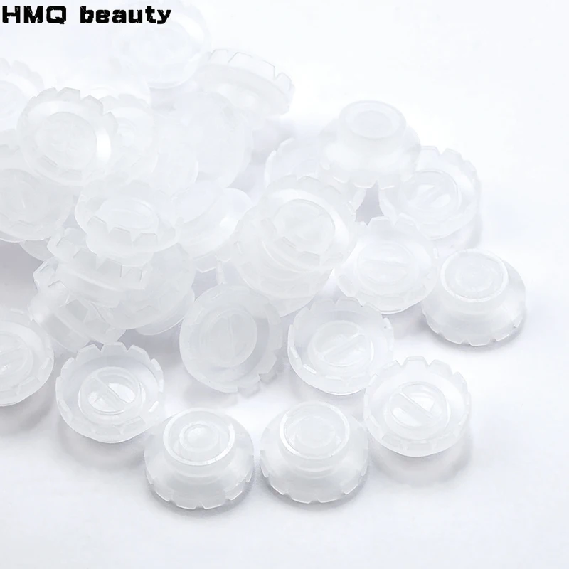 100pcs Disposable Individual Eyelash Glue Holder Grafting Eyelashes Quick Blossom cup ring Eyelash Extension Adhesive Stand