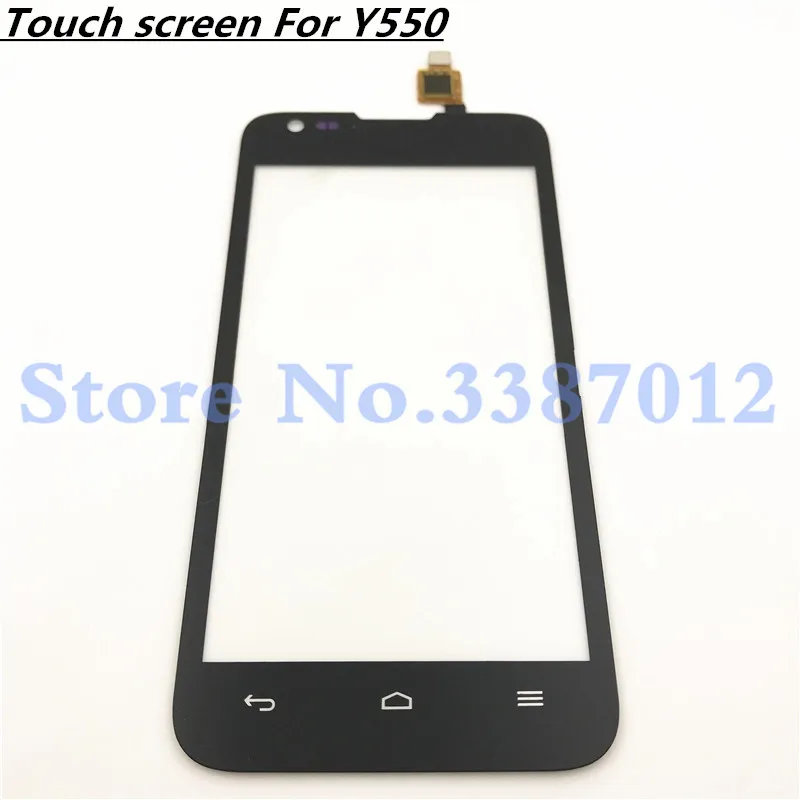 Запасная Высококачественная внешняя стеклянная панель объектива для Huawei Ascend Y550 |