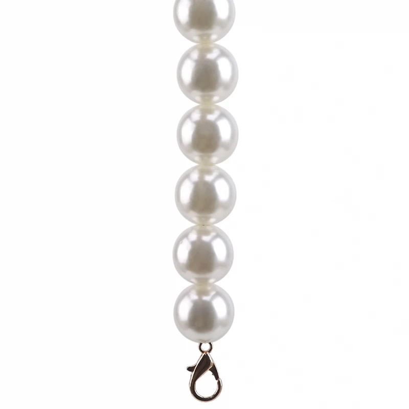 DIY сумка кулон из искусственного жемчуга на цепочке расшитая бисером короткая