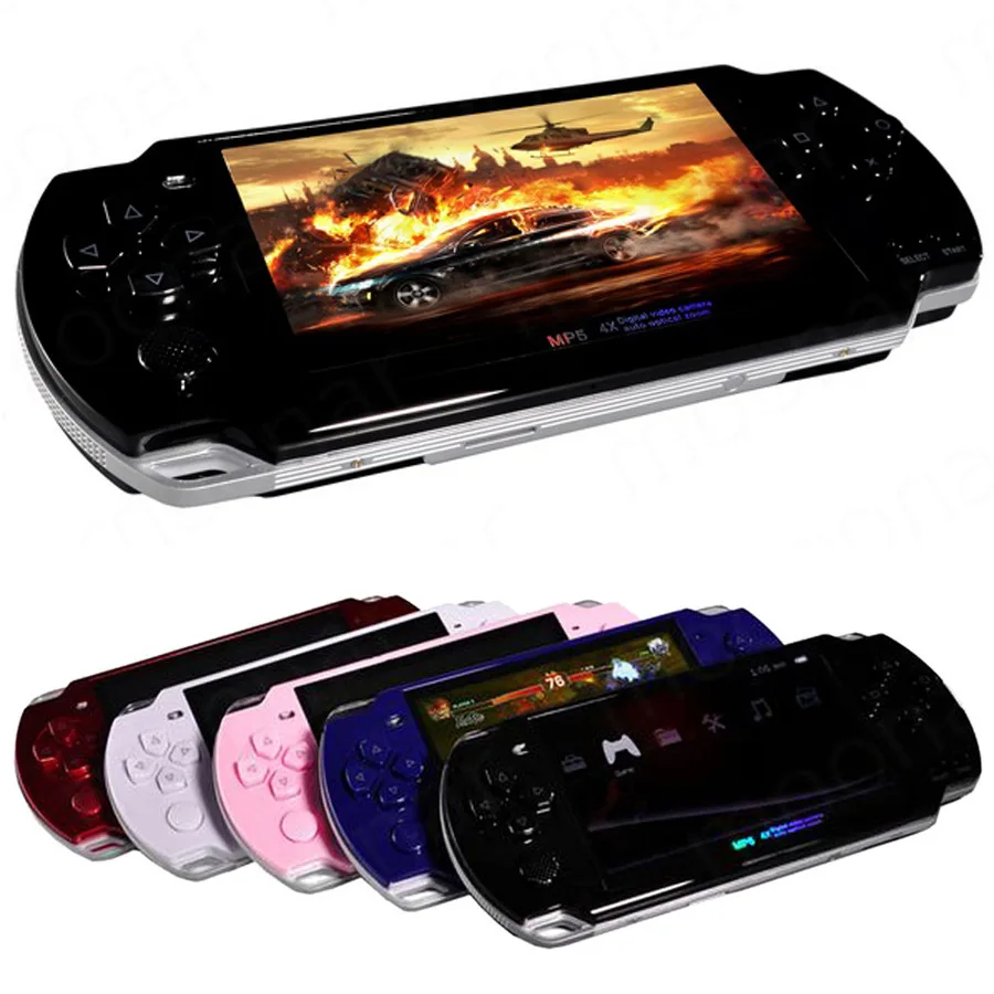 

4.3-inch Screen for PSP Game Console 32 Bit Handheld Game Players Portable Handheld Game 8GB Console Player 10000+Games Camera