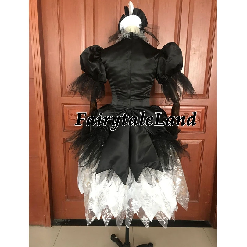 Модная женская шляпа с перьями черно-белая карнавальный костюм для косплея