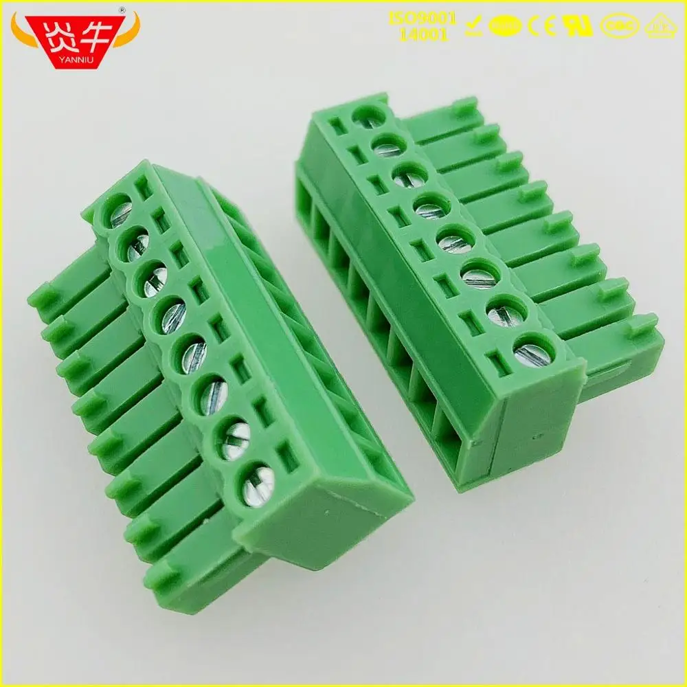 2EDGK-3.5-8P KF2EDGK 3,5 2P~ 12P PCB вставные клеммные блоки 15EDGK 3,5 мм 2PIN~ 12PIN MC 1,5/2-ST-3, 5 1840366 PHOENIX контакт DEGSON KEFA - Цвет: 2EDGK-3.5-8P