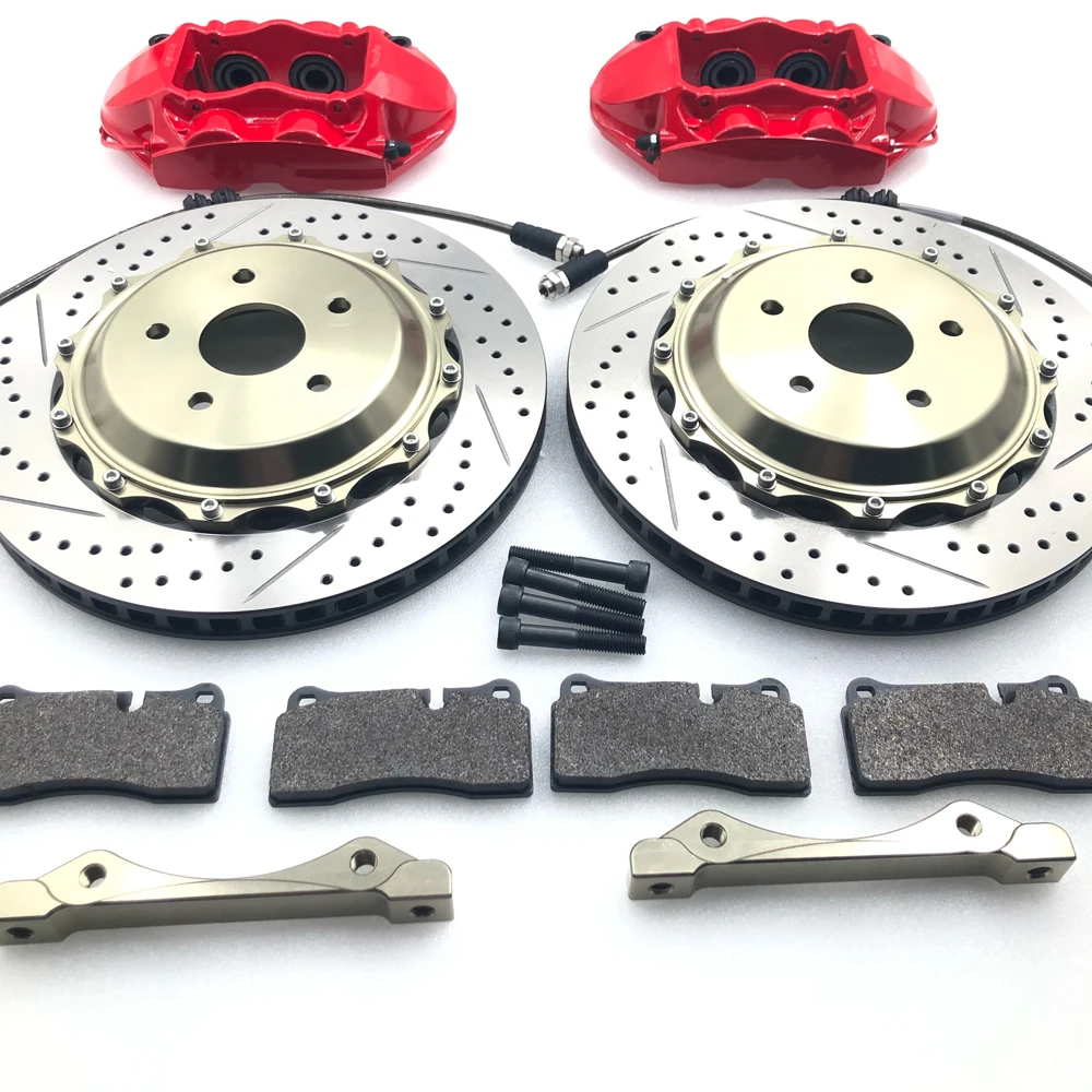 Штангенциркуль Jekit для гоночных автомобилей 4 горшка с просверленным диском 330*28