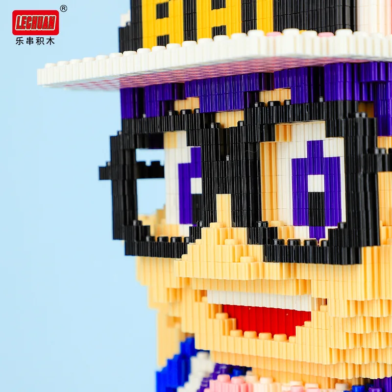 

2431pcs+ Diamond Micro Building Block 33CM Big Arale Anime Figure 3D Model Mini Bricks Educational Toys for Children Girls Gift
