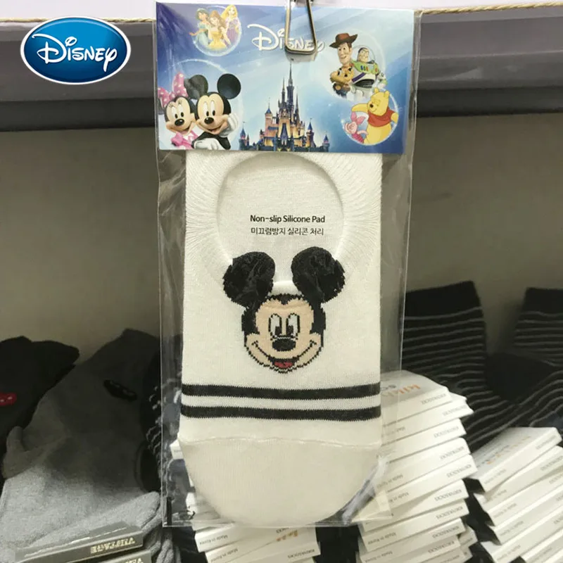 Disney короткие носки с рисунками на складе Силиконовое противоскользящее покрытие