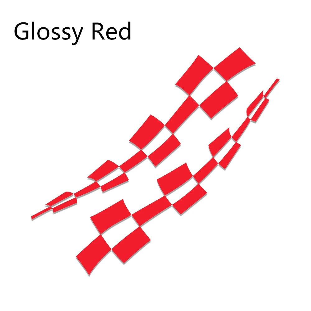 Glossy Red 2 шт., 250 см x 58 см, стильные автомобильные наклейки, автомобильные наклейки с длинными боковыми полосками, виниловая пленка для автомобиля, сделай сам, наклейки, тюнинг автомобиля, аксессуары - Название цвета: Glossy Red