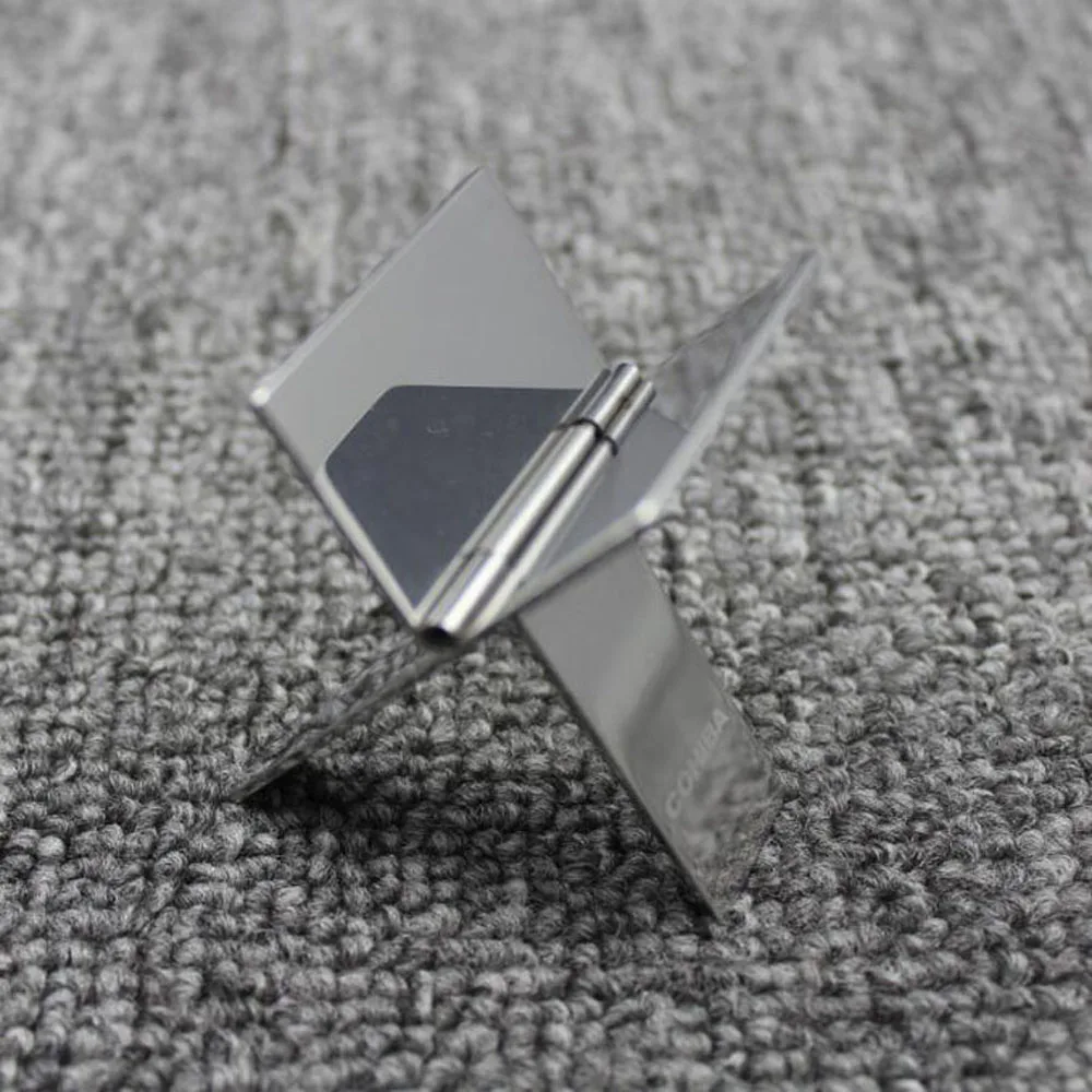 1X крутой держатель сигарет COHIBA из нержавеющей стали серебристый цвет