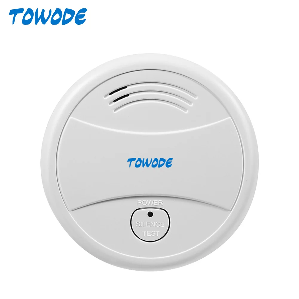 

TOWODE Wireless Tuya Smoke Sensor Home Safety Smart Fire Detector 80db Security Fire Protection Sensors Security Alarm System