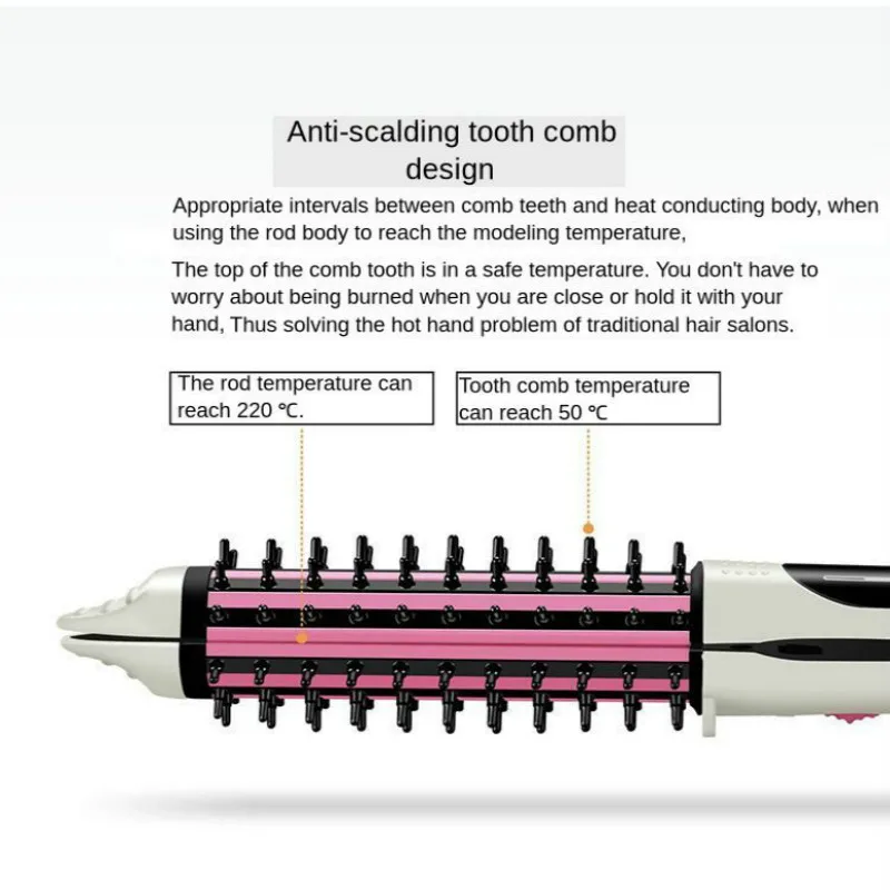 Электрическая плойка для завивки с высокой и низкой передачей не повреждает