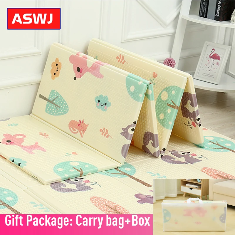 Детский игровой коврик XPE пазл детский утолщенный Складной Игровой