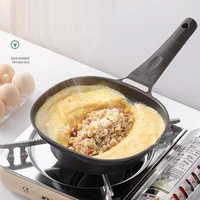 japanese style omurice pan mold non stick frying pan economical cooking dish fuel omelette breakfast cookware kitchen supplies