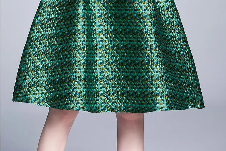 

Vintage Jacquard Party Ball Gown Dress Women Fashion French Style Retro Print Elegant Female Sleeveless Tank Dresses