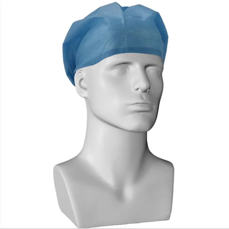 10 шт. Нетканая одноразовая шапочка-тюрбан Водонепроницаемая Пыленепроницаемая