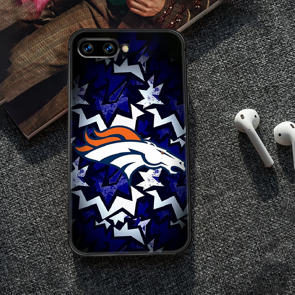 

Football Denver Bronco Rugby Phone Case Cover Hull For HUAWEI honor 7a 8 8s 8a 8x 9 9x 10 20 i Lite Pro black Waterproof Soft