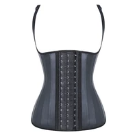 body shaper 25 steel bones latex vest waist trainer slimming underwear bodsuit slimming belt modeling strap shapers