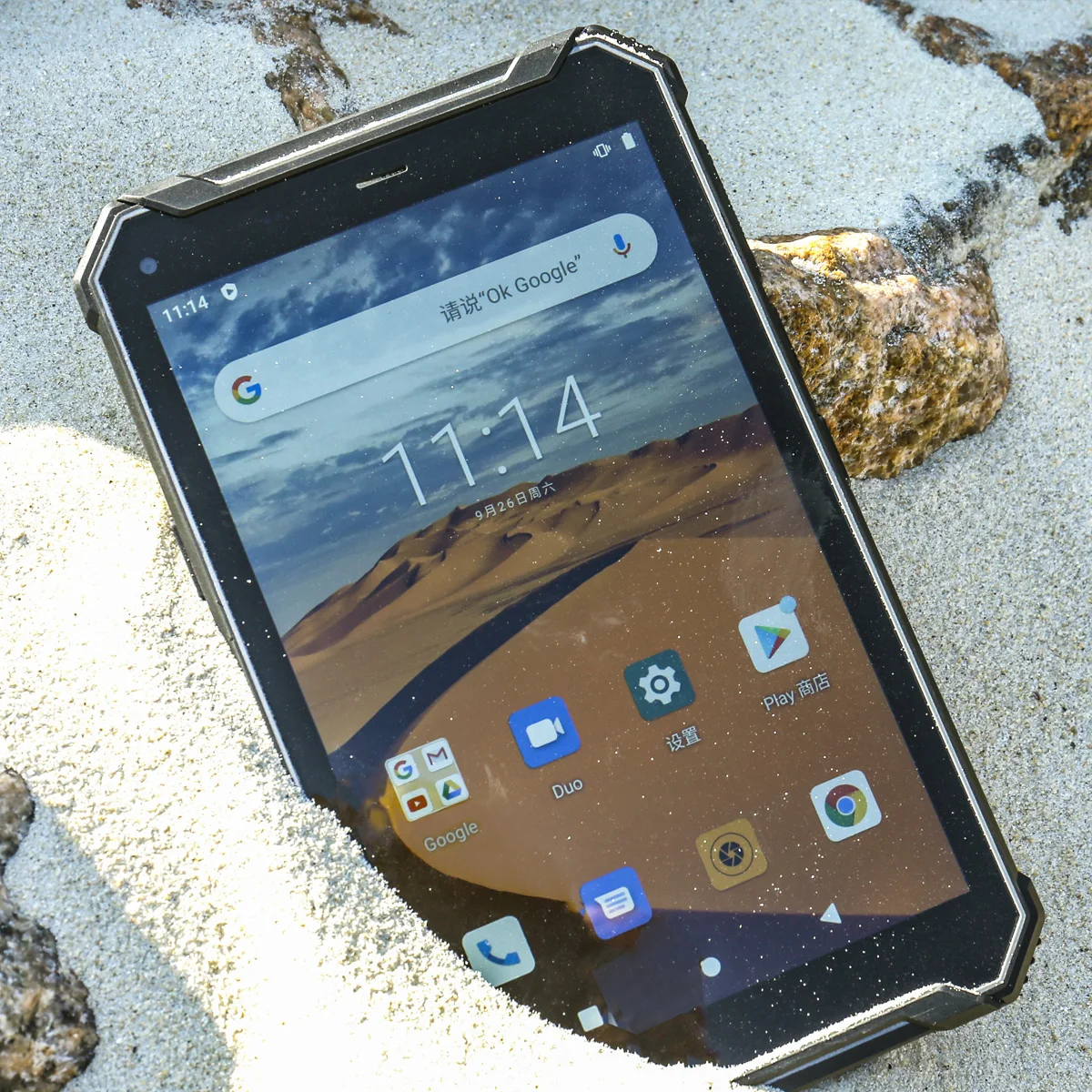 Прочный компьютер на базе Android 10 0 со сканером штрих-кода IP68 6 ГБ ОЗУ 128 Гб ПЗУ NFC 1000