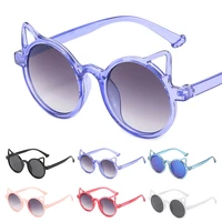 sunglasses for children street brand glasses cute cat ear eyeglasses transparent frame eyewear simple personality girls glasses