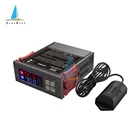 Цифровой регулятор температуры и влажности SHT2000, домашний переключатель управления холодильником, термостат, термостат, гигрометр, 220 В 24 В