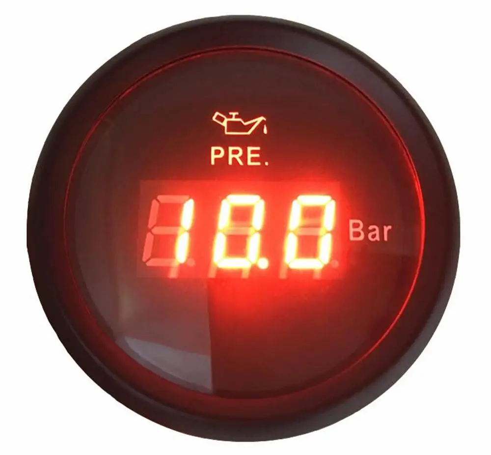 1 шт. цифровой манометр 52 мм 0 5 бар 10 бар|pressure meter|pressure gaugepressure digital |