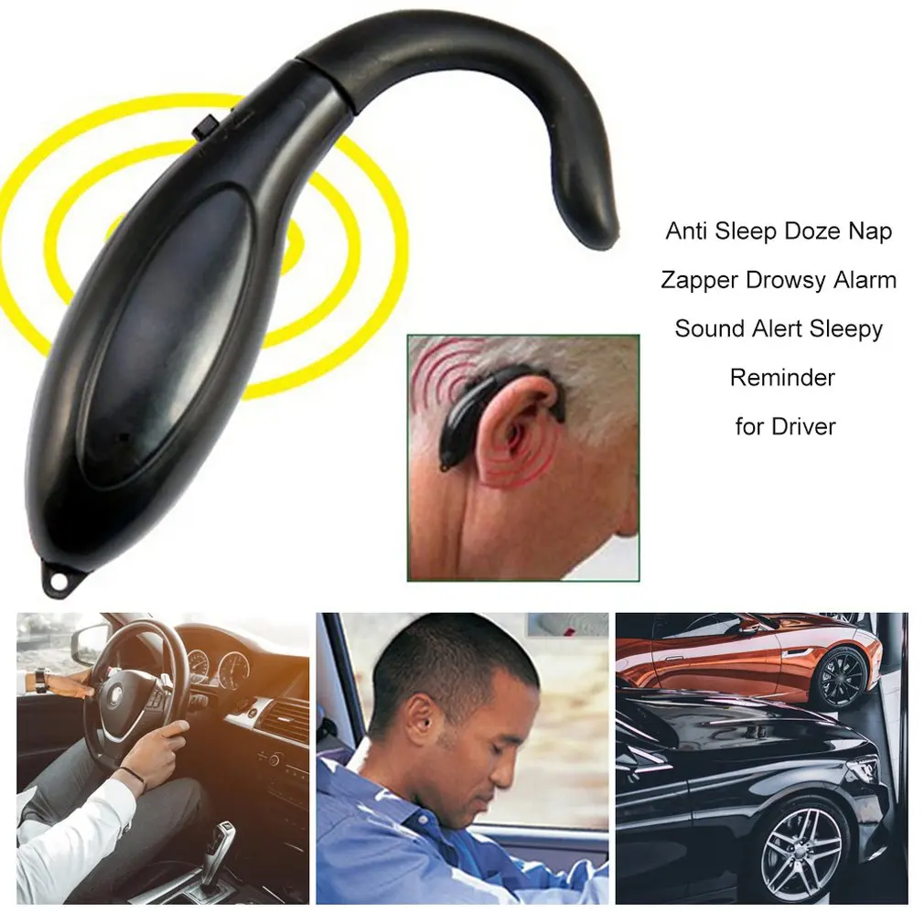 

Car Safe Device Anti Sleep Doze Nap Zapper Drowsy Alarm Sound Alert Sleepy Reminder for Driver Student Security Guard Safety