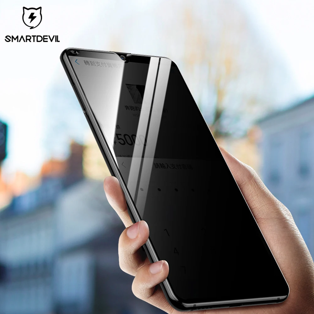 Защитное стекло SmartDevil закаленное 3d для Huawei mate 20 pro защита экрана от