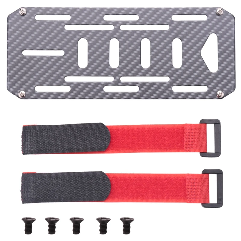 

Пластина аккумуляторная для радиоуправляемого автомобиля, Монтажная пластина аккумулятора с зажимом для 1/10 Traxxas Hsp Redcat Rc4Wd Tamiya Axial Scx10 D90