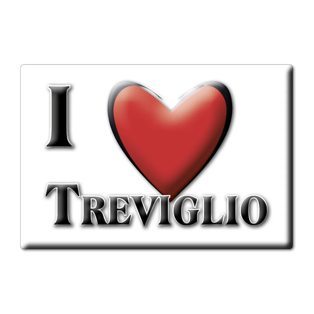 TREVIGLIO магнит lodeston Lombardy (BG) Италия на холодильник сувенир я люблю | Дом и сад