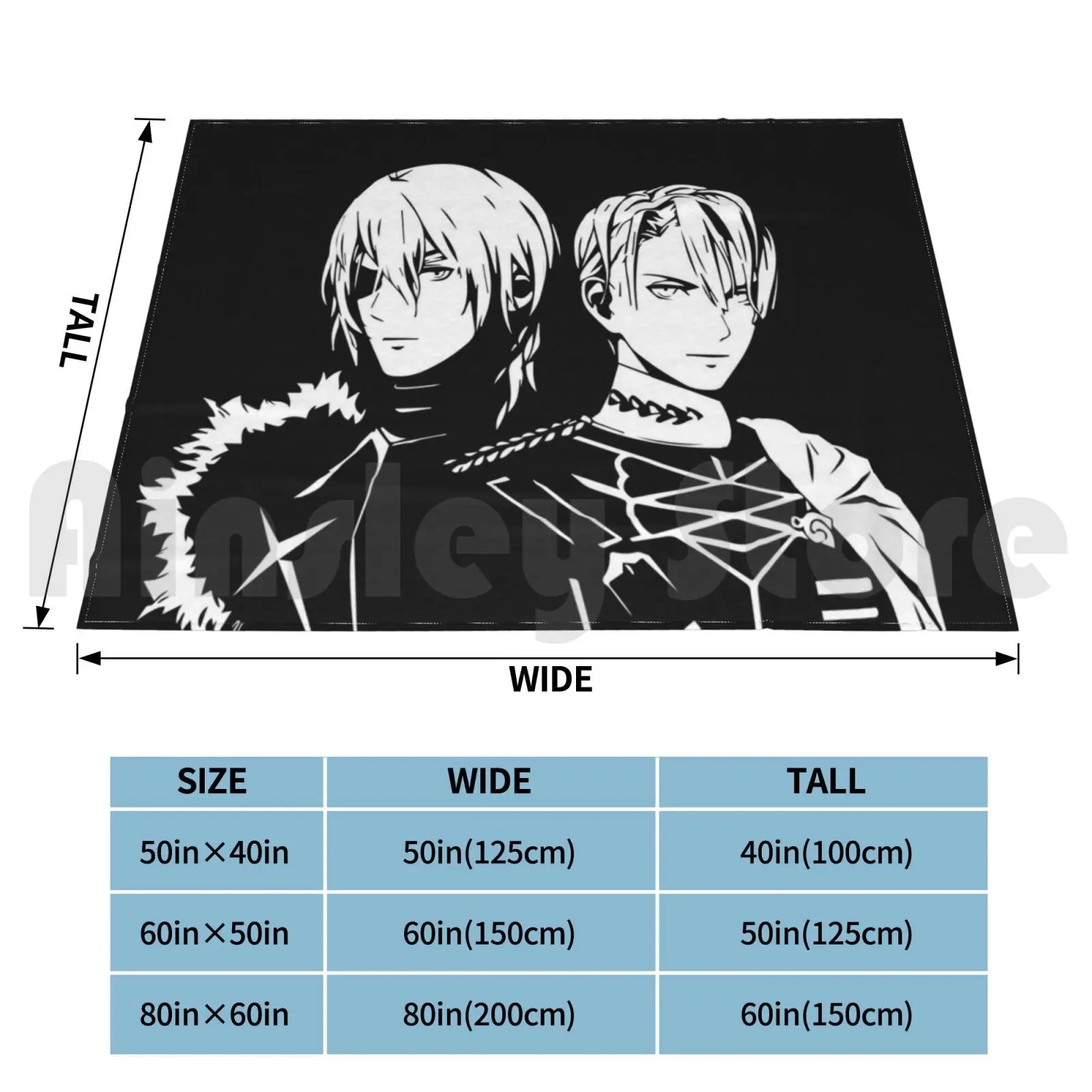 Одеяло Dimitri Fire Emblem Three Houses-Pre &amp Post Time Skip модное одеяло на заказ Alexandre Blaiddyd