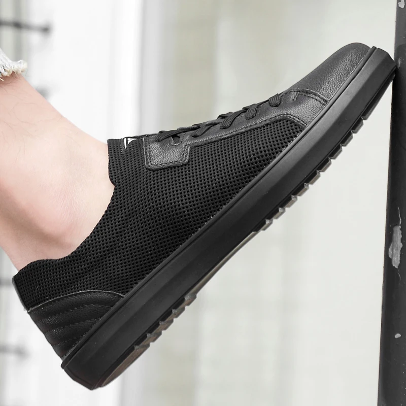 Мужские кроссовки из натуральной кожи Повседневная обувь Высококачественная