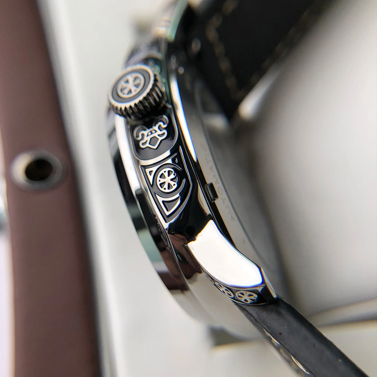 

Seagull Movement ST1646K Men's Watch 50M Waterproof Sapphire Crystal Hollow Punk Style Luminous Automatic Mechanical Wristwatch