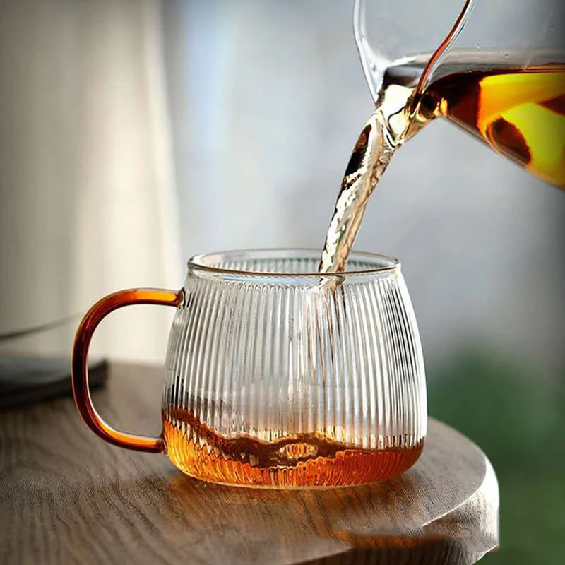 

Simple design Household Heat Resistant glass cups with handle office large capacity water glass cups 210406-07