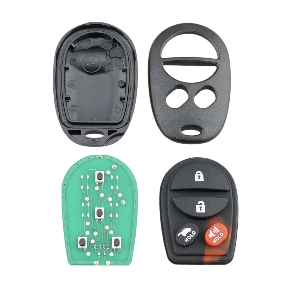 BHKEY 3/4 кнопки дистанционного ключа автомобиля для Toyota Highlander Sequoia Sienna GQ43VT20T 315 МГц оригинальные автомобильные дистанционные ключи