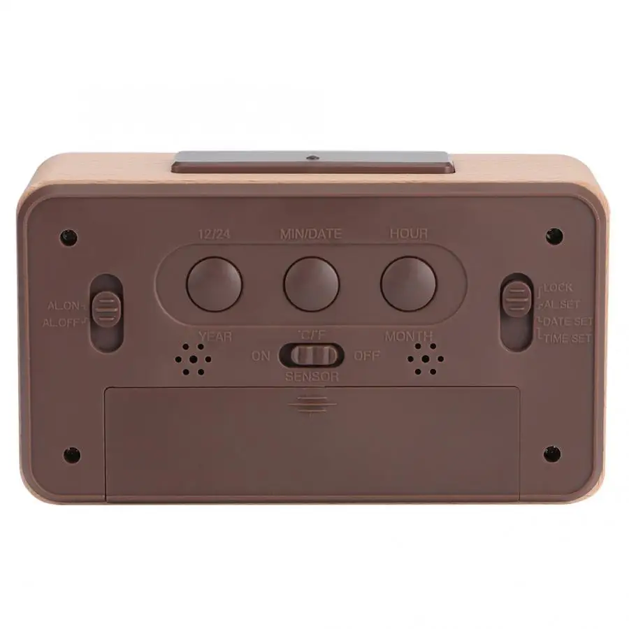 ABS модные цифровые часы-будильник электронные часы с температурным дисплеем для