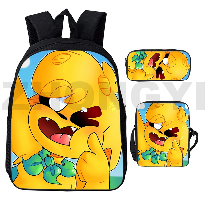 

Mikecrack Backpacks Los Compas TEAM Fashion Game Knapsack for School Teenagers Girls 3D Anime Bag Kawaii Canvas Backpack Men