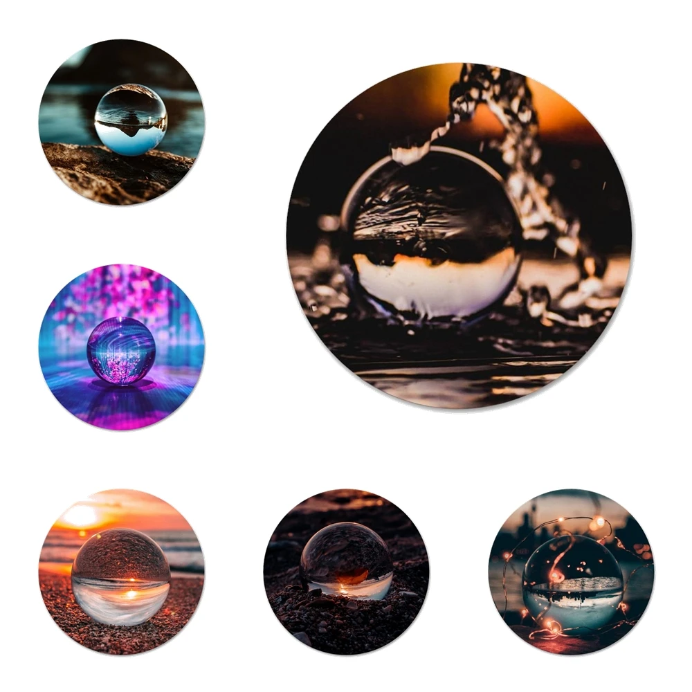 58mm Crystal ball world Kitchen Home Decor Refrigerator Magnet Bottle Opener Beer Coke