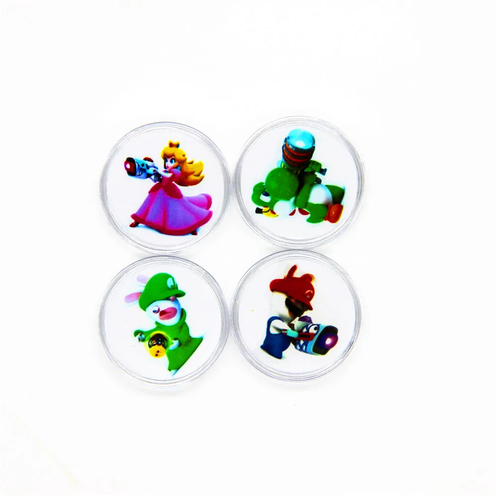 4 шт. новинка 2020 коллекция Amiibo Марио раббид Королевство битва круговая читаемая