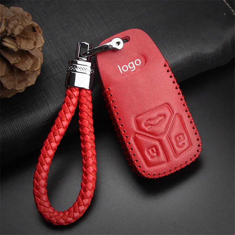 [Высокое качество] чехол для автомобильного ключа 5 цветов верхний слой из
