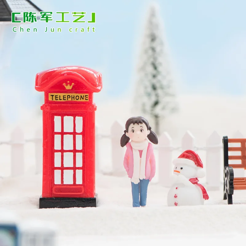 Искусственная красная модель телефона античное настольное украшение ремесло